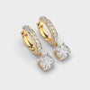 Chic Glam Padma Cut Diamond Earrings