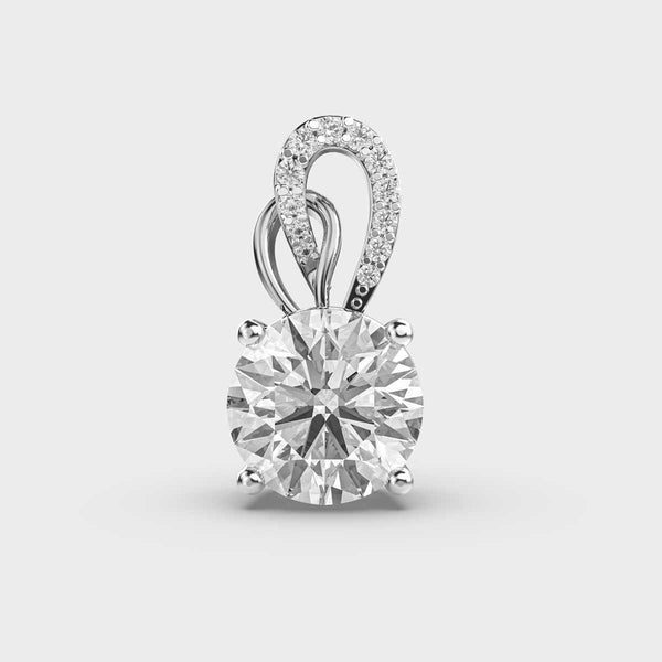 Shimmering Verda Solitaire Pendant (Without Chain)