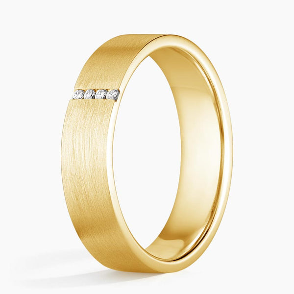 Quatro Diamond Eternity Men Ring
