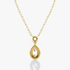 Pear & Round Lab Grown Diamond Drop Pendant