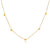 MINI HEARTS NECKLACE - 18K GOLD-PLATED