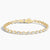 Bezel Pear Lab Grown Diamond Tennis Bracelet