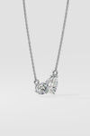 Double Diamond Duo Necklace