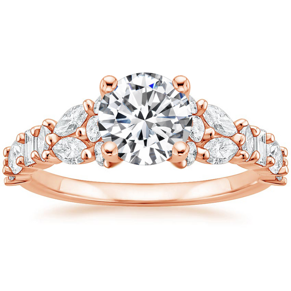Miraka Round Lab Grown Diamond Engagement Ring
