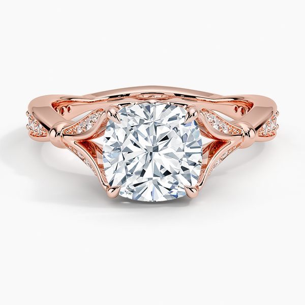 Petunia Cushion Lab Diamond Engagement Ring
