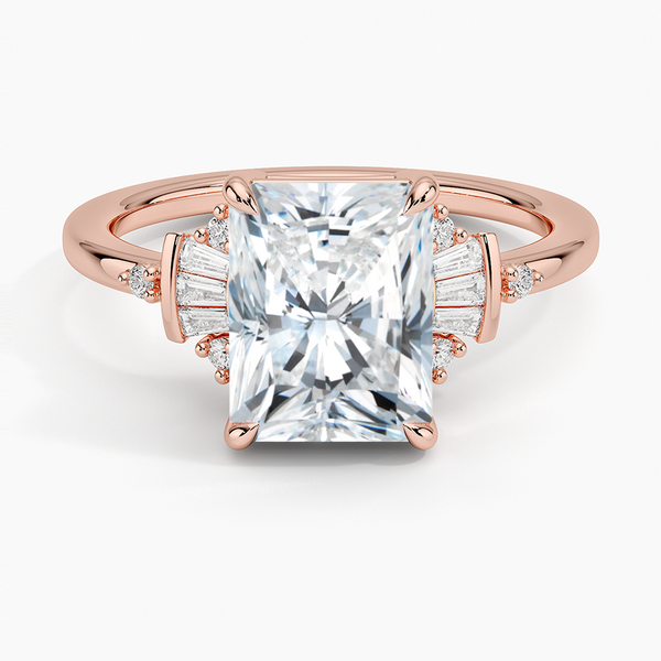 Sunshine Radiant Lab Grown Diamond Engagement Ring