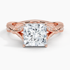 Petunia Princess Lab Diamond Engagement Ring