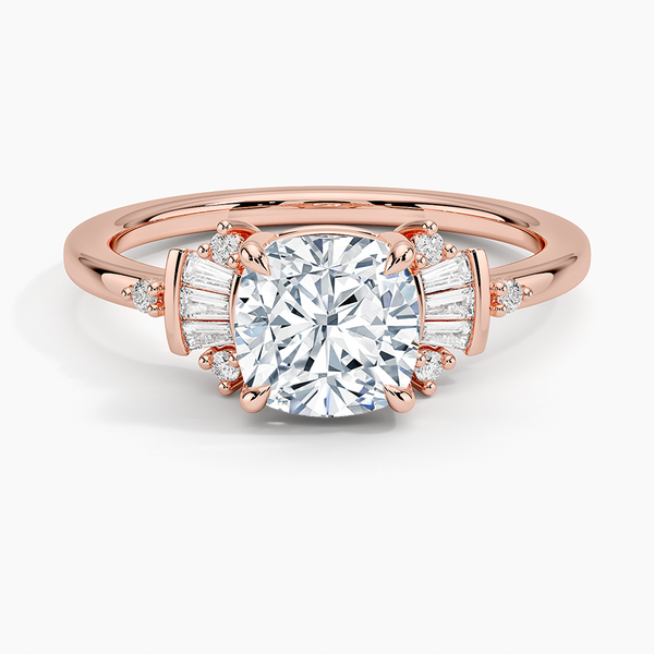 Sunshine Cushion Lab Grown Diamond Engagement Ring