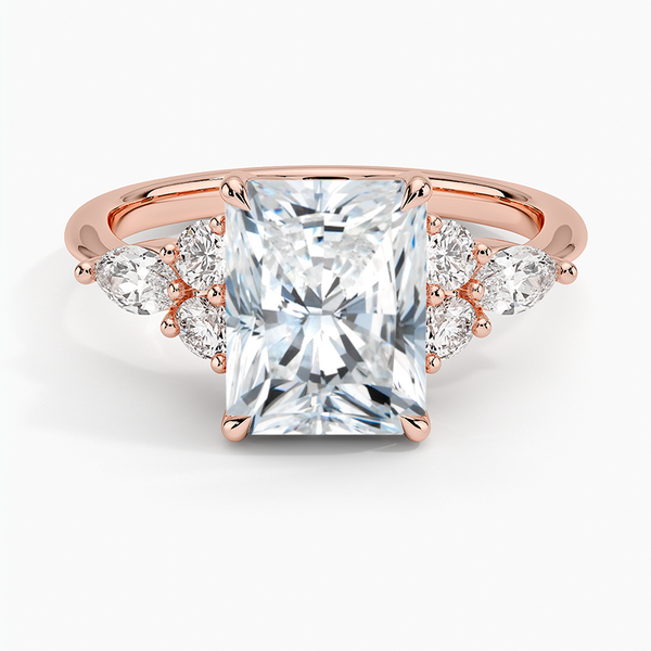Nazia Radiant Lab Diamond Engagement Ring