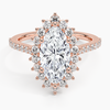 Sun Marquise Lab Grown Diamond Engagement Ring