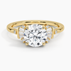 Sunshine Round Lab Grown Diamond Engagement Ring