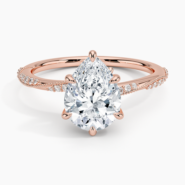 Tyra Pear Lab Grown Diamond Ring