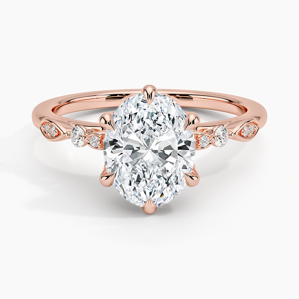 Rachel Oval Lab Grown Diamond Engagement Ring