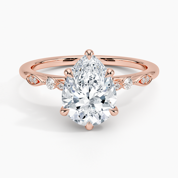 Rachel Pear Lab Grown Diamond Engagement Ring