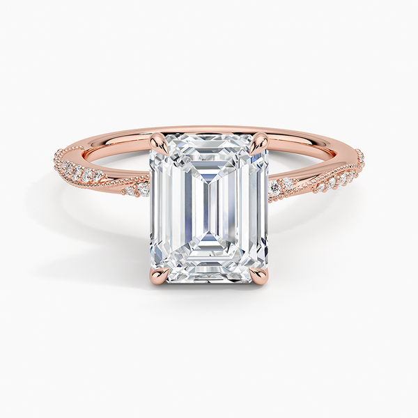 Tyra Emerald Lab Grown Diamond Ring