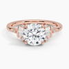 Sunshine Round Lab Grown Diamond Engagement Ring