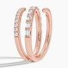 Cyona Baguette and Round Lab Diamond Eternity Ring