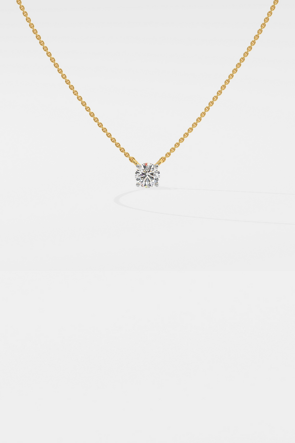 0.75 ct Solitaire Necklace