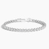 Bezel Round Lab Grown Diamond Tennis Bracelet