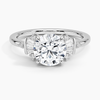 Sunshine Round Lab Grown Diamond Engagement Ring