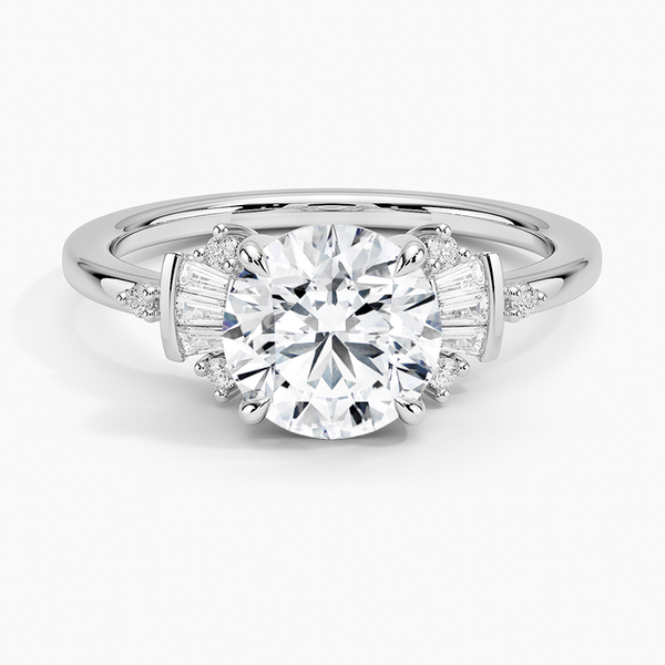 Sunshine Round Lab Grown Diamond Engagement Ring