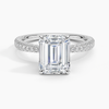 Patricia Emerald Lab Grown Diamond Engagement Ring