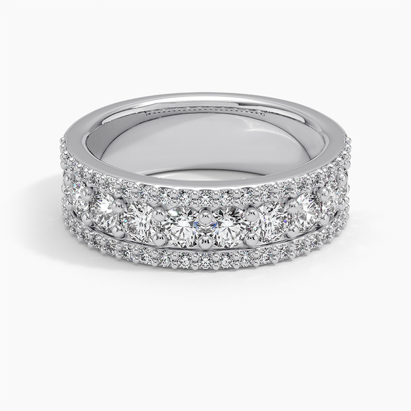 Qapri Diamond Eternity Band Ring