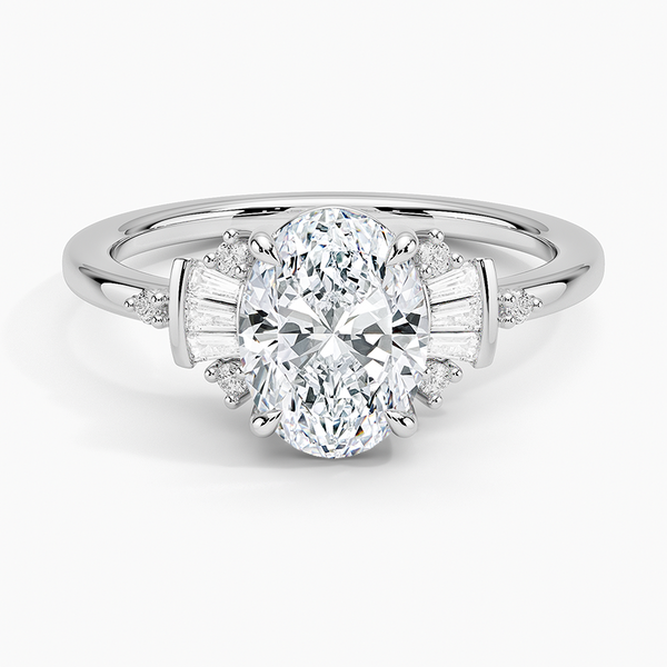 Sunshine Oval Lab Grown Diamond Engagement Ring