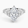 Nazia Marquise Lab Diamond Engagement Ring