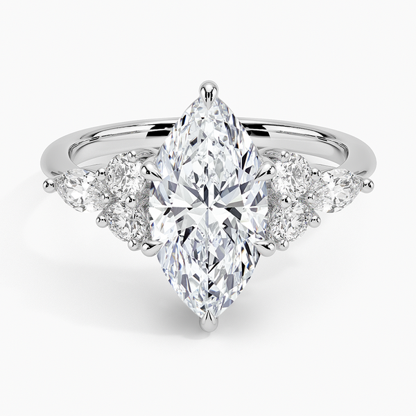 Nazia Marquise Lab Diamond Engagement Ring