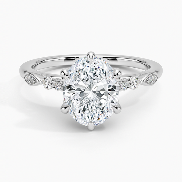 Rachel Oval Lab Grown Diamond Engagement Ring