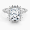 Sun Radiant Lab Grown Diamond Engagement Ring
