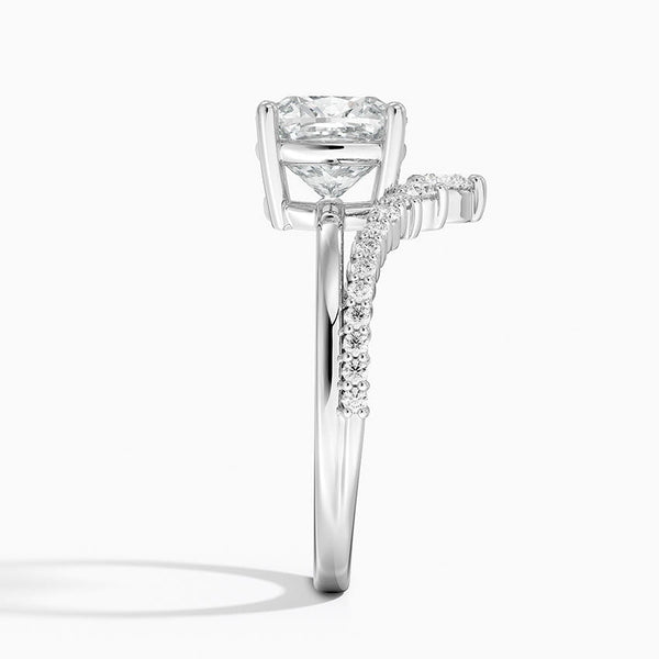 Asma Cushion Lab Grown Diamond Engagement Ring