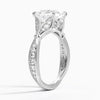 Petunia Princess Lab Diamond Engagement Ring
