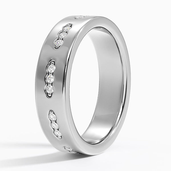 Trez Diamond Eternity Men Ring