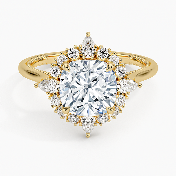 Delilah Cushion Lab Grown Diamond Engagement Ring