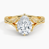 Petunia Pear Lab Diamond Engagement Ring