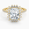 Sun Radiant Lab Grown Diamond Engagement Ring