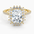 Sun Radiant Lab Grown Diamond Engagement Ring