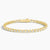 Bezel Round Lab Grown Diamond Tennis Bracelet