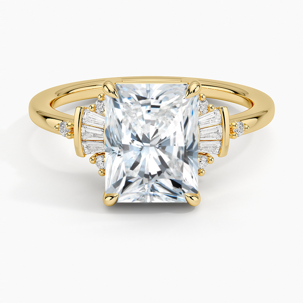 Sunshine Radiant Lab Grown Diamond Engagement Ring