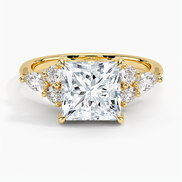 Nazia Princess Lab Diamond Engagement Ring