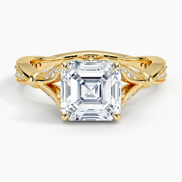 Petunia Asscher Lab Diamond Engagement Ring