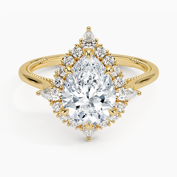 Delilah Pear Lab Grown Diamond Engagement Ring