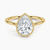 Mahi Bezel Pear Lab Grown Diamond Engagement Ring
