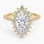 Sun Marquise Lab Grown Diamond Engagement Ring