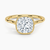 Mahi Bezel Cushion Lab Grown Diamond Engagement Ring