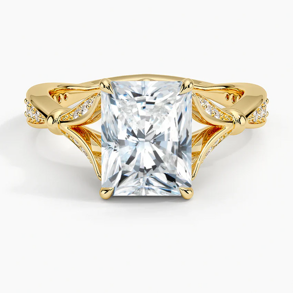 Petunia Radiant Lab Diamond Engagement Ring