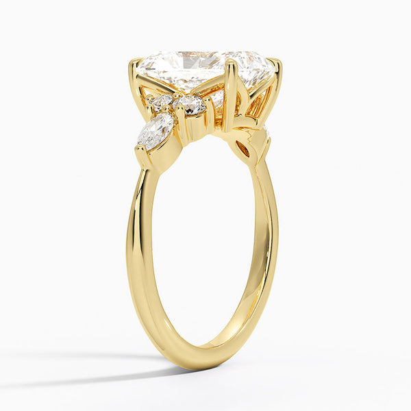 Nazia Radiant Lab Diamond Engagement Ring