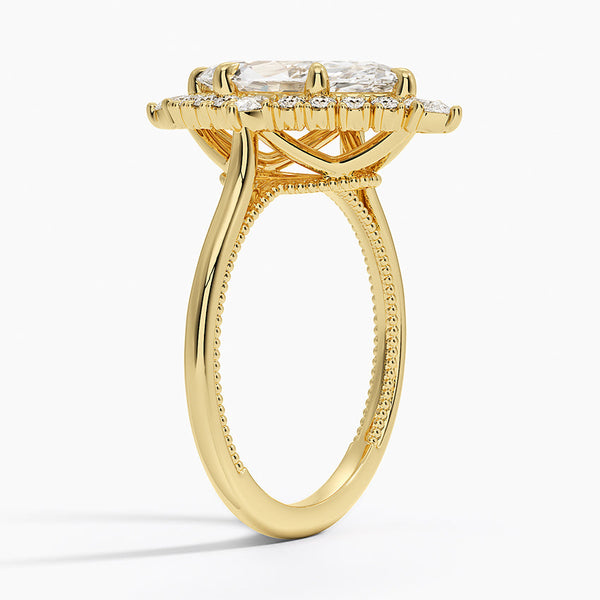 Delilah Marquise Lab Grown Diamond Engagement Ring